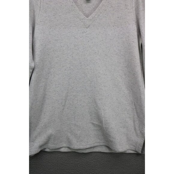 J.Jill Wearable Long Sleeve Ribbed Neutral Tunic Top-Size Medium - Picture 2 of 10